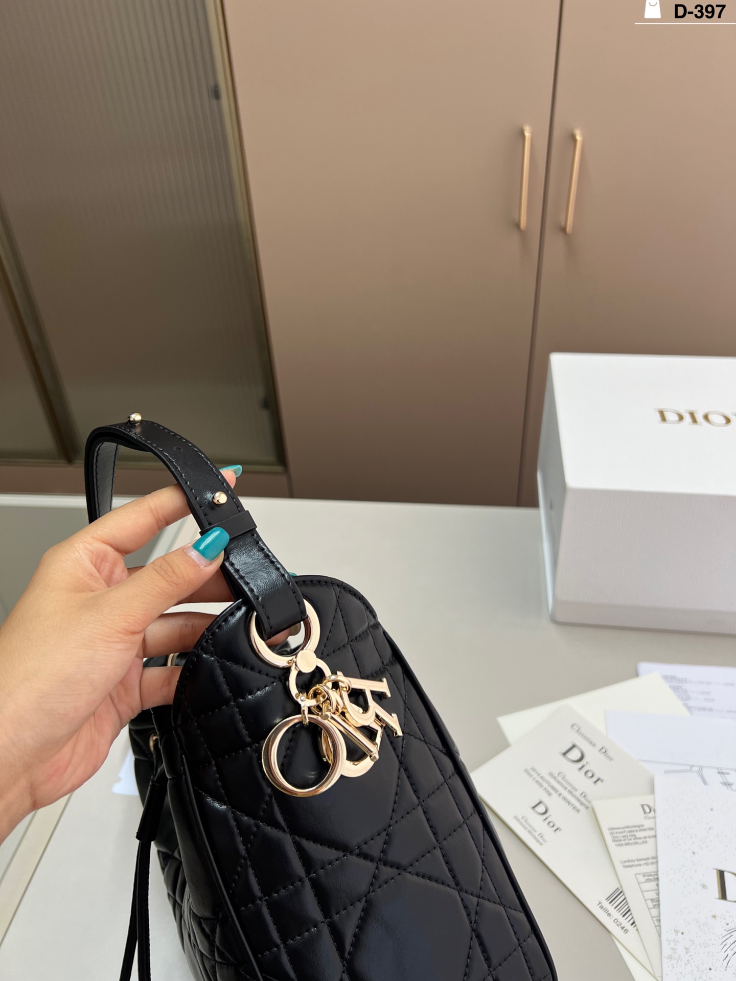 Diorディオール ショルダーバッグ エレガントで上質なモノグラムキャンバス レディースに人気のギフトにも最適 - 画像 5