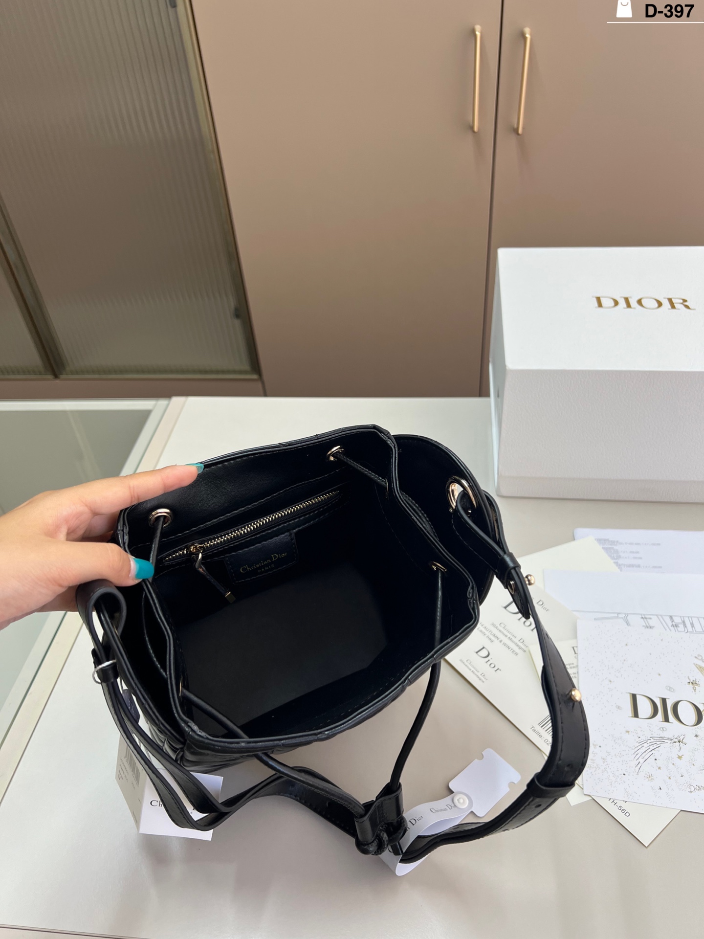 Diorディオール ショルダーバッグ エレガントで上質なモノグラムキャンバス レディースに人気のギフトにも最適 - 画像 9