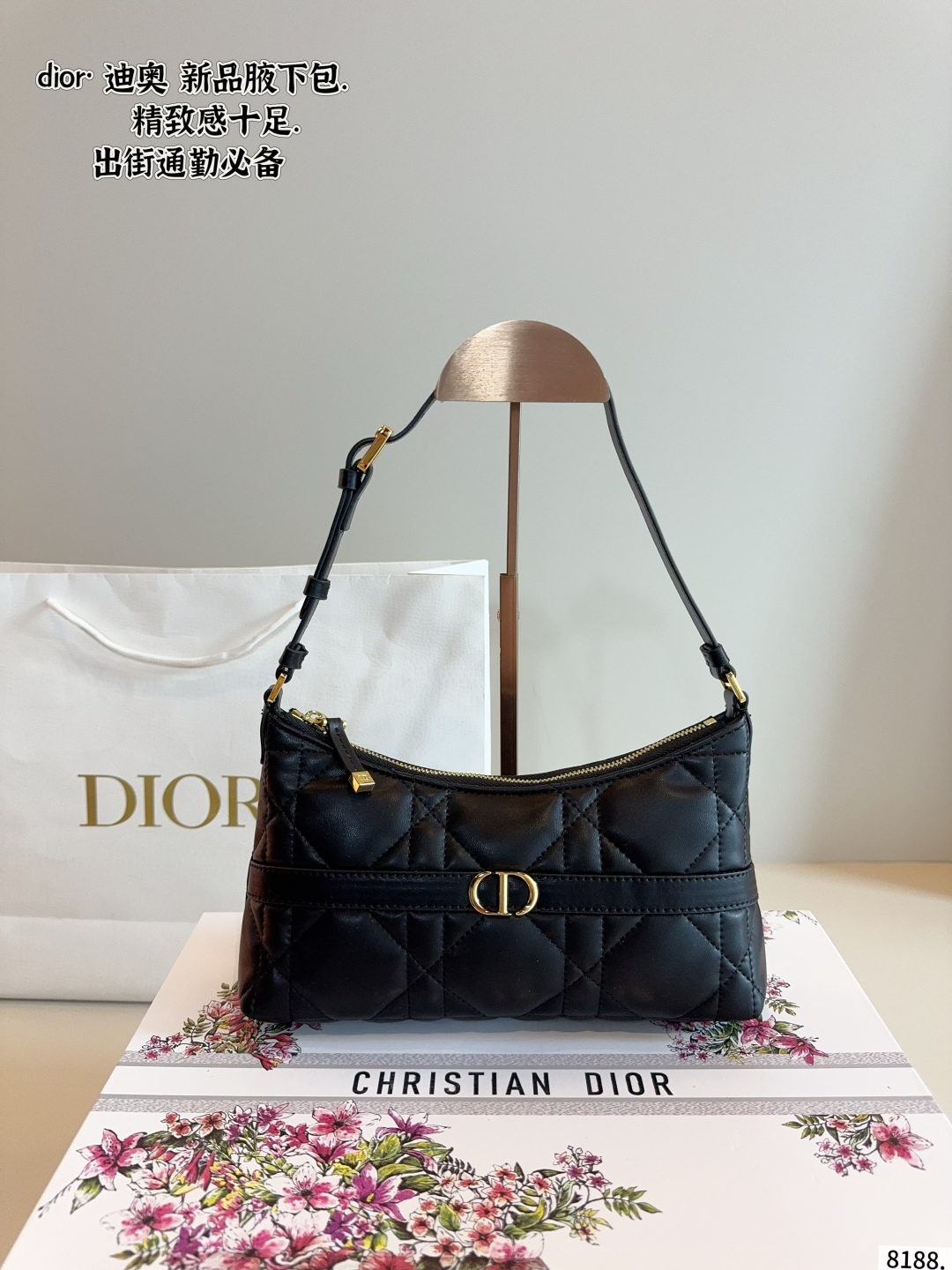 Diorディオール モノグラムキャンバス 上品なショルダーバッグ レディース向けギフトに最適 - 画像 2