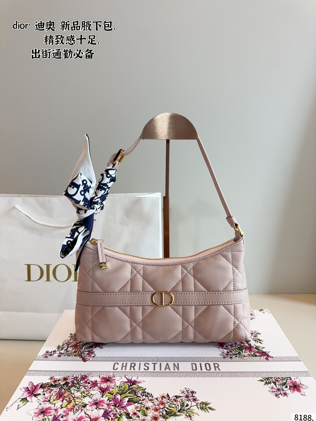 Diorディオール モノグラムキャンバス 上品なショルダーバッグ レディース向けギフトに最適 - 画像 3