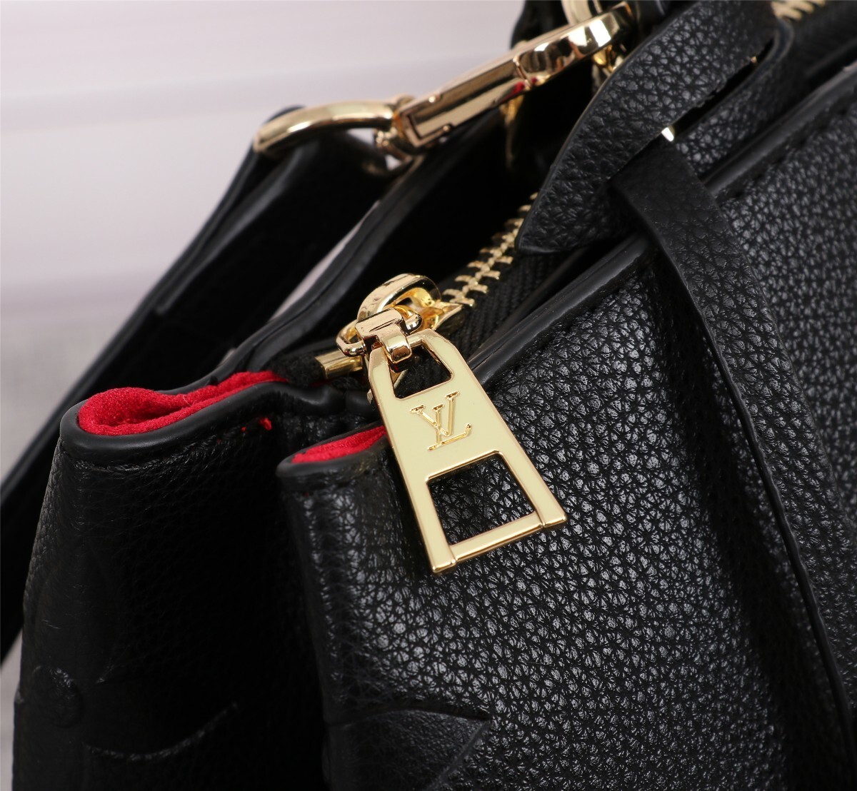 ヴィトンバッグ　Louis Vuitton☆PETIT PALAIS　ハンドバッグ　モノグラム　アンプラント　レザー　4色選択可 - 画像 8