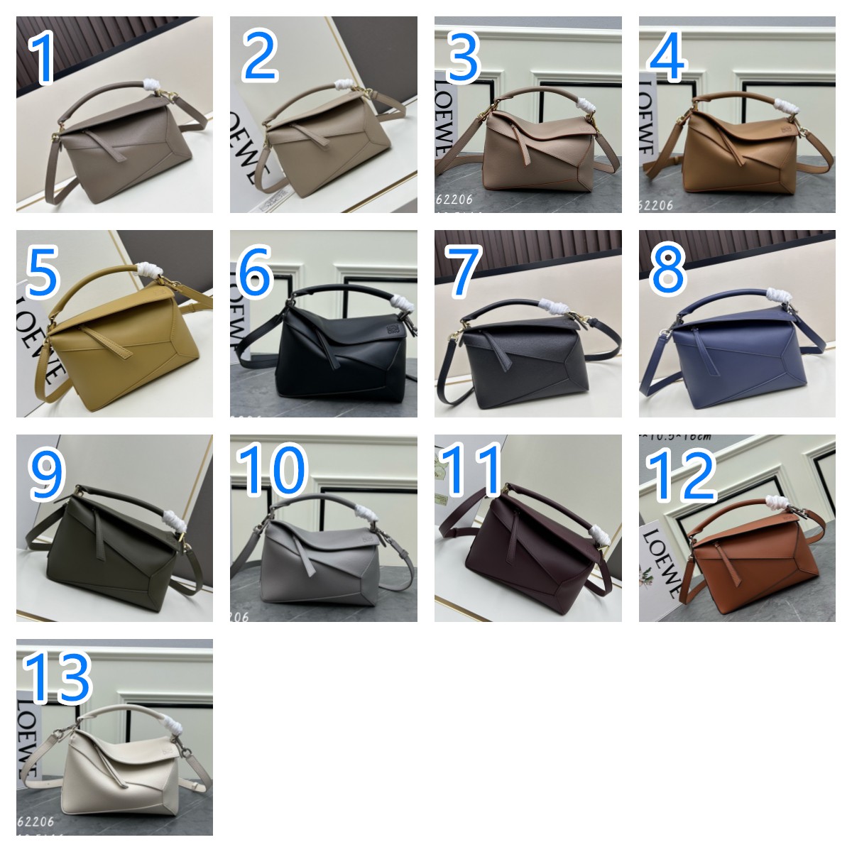 ロエベ　LOEWE　ショルダーバッグ　パズル 　 PUZZLE　サンド　SAND 　13色在庫