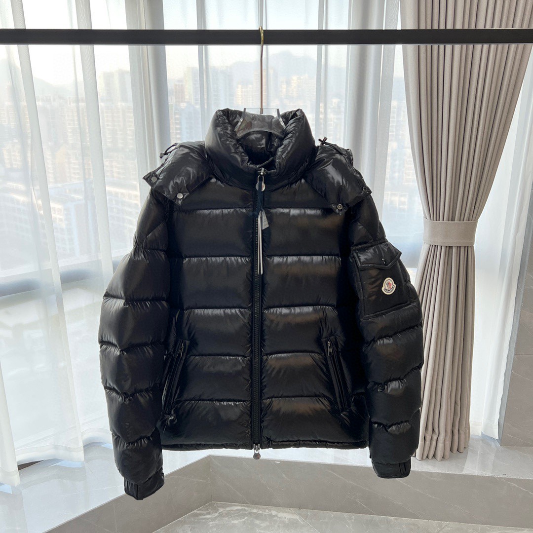 Monclerモンクレール メンズ マヤ ジャケット ブラック 保温性抜群の冬用アウター