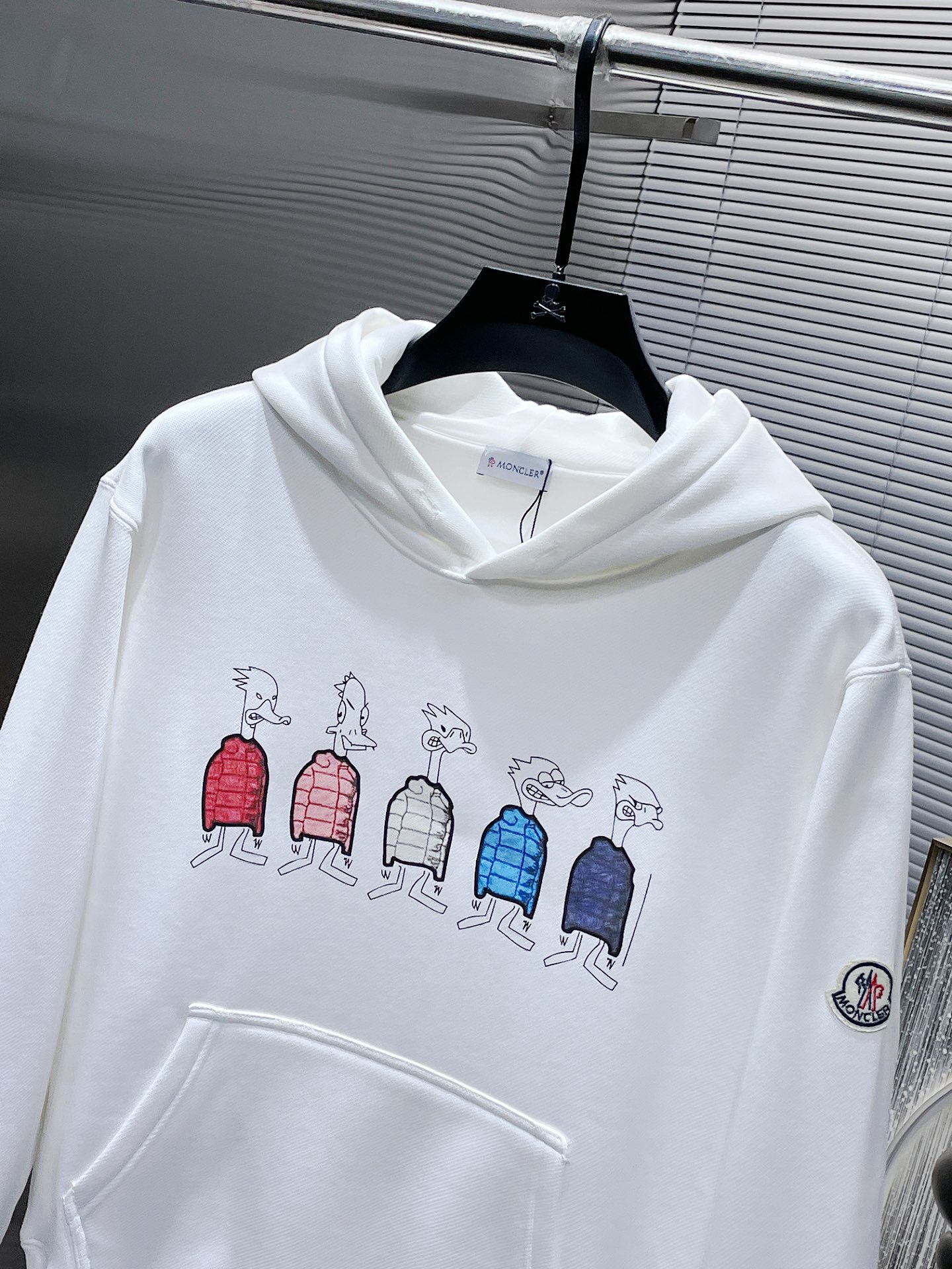 Monclerモンクレール ロゴプリント フード付きスウェットシャツ 2色入 - 画像 5