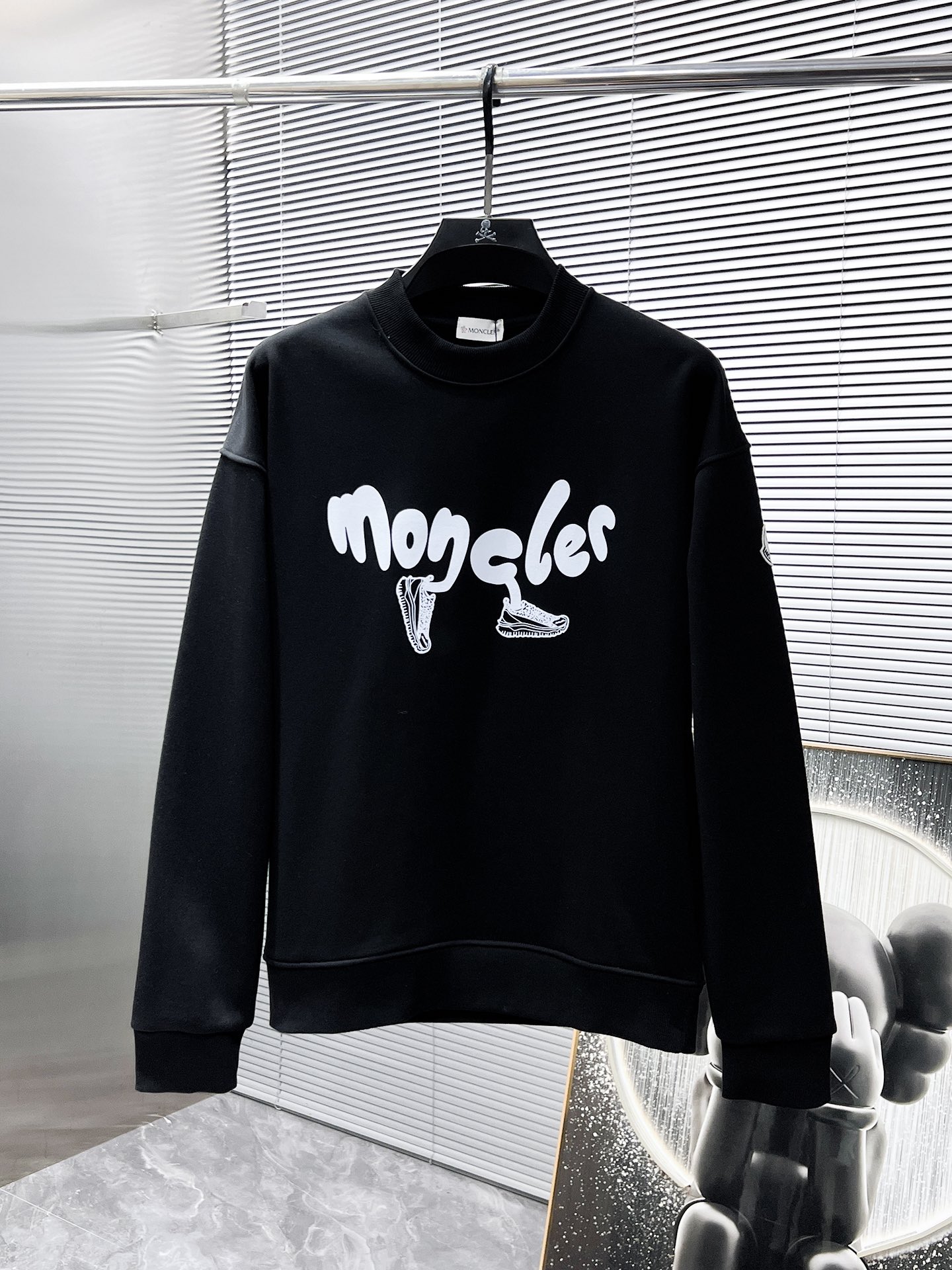Monclerモンクレ トレーナー 2色 男女兼用 ロゴプリント 半袖スウェットシャツ
