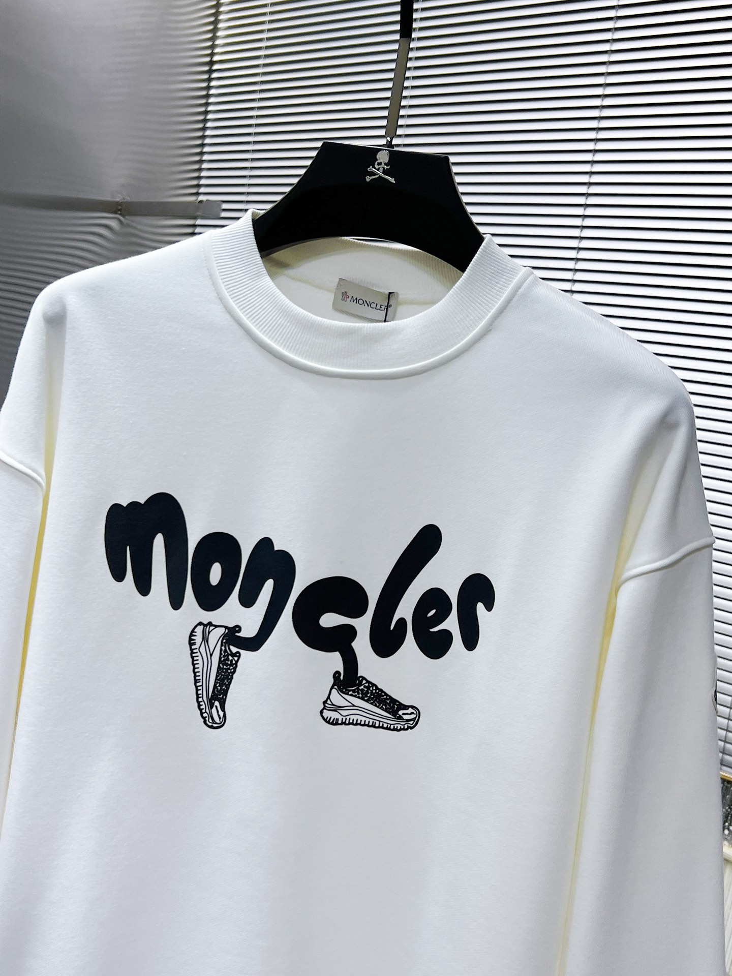 Monclerモンクレ トレーナー 2色 男女兼用 ロゴプリント 半袖スウェットシャツ - 画像 4