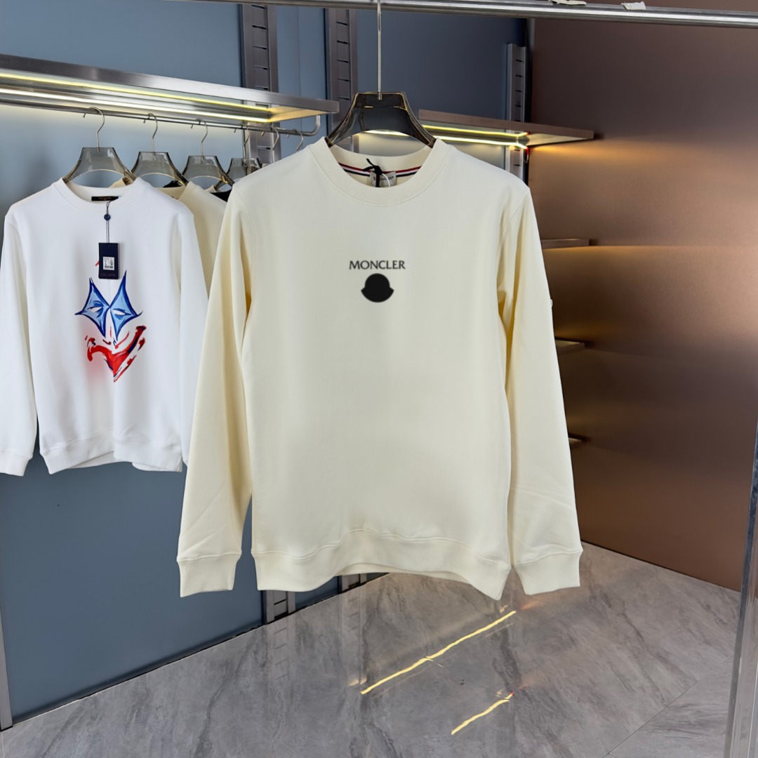 Monclerモンクレール 長袖スウェットシャツ メンズ 3色 シンプルデザイン 保温性抜群
