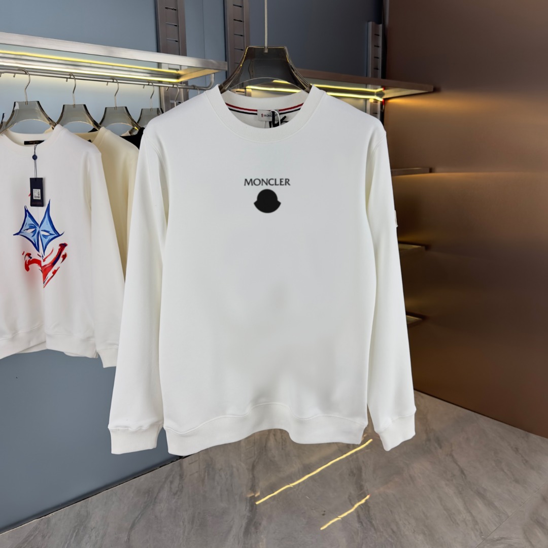 Monclerモンクレール メンズ パーカー 白 3色 NFC対応 裾リブ付き  
（54文字）