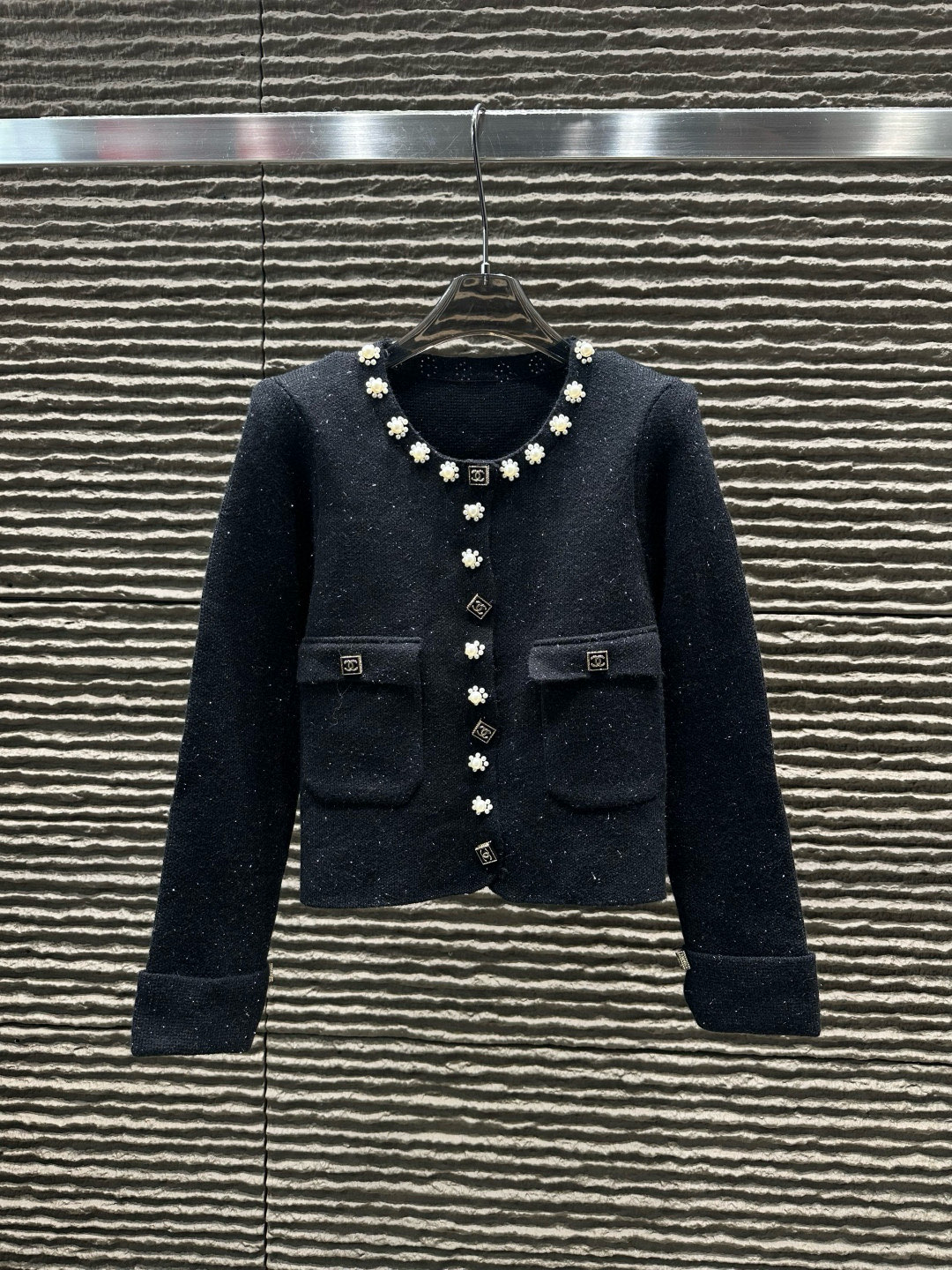 シャネル レディース カーディガン 2色入 紳士風デザイン 通勤用 ファッションアイテム - 画像 2
