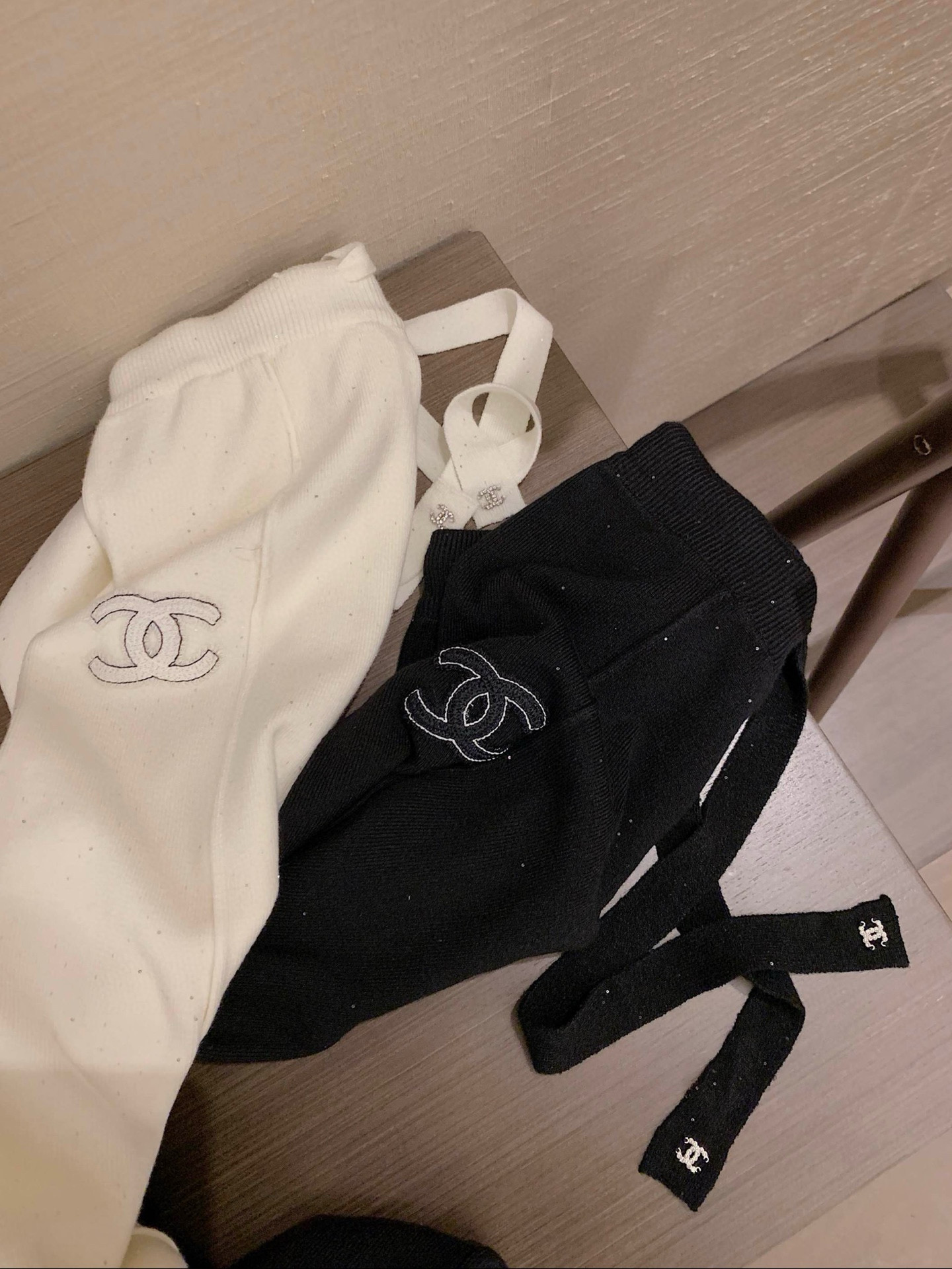 シャネル パンツ 2色入 着脱簡単 レディース ウールロングパンツ - 画像 9