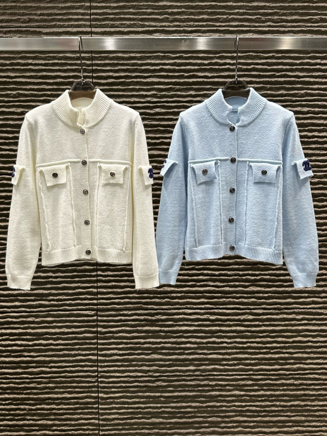シャネル レディースニット 2色展開 ファッションカーディガン 保温性抜群