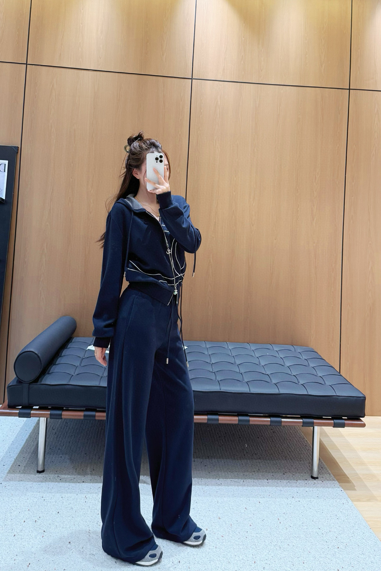 シャネル レディース ファッション スウェットウェア 2点セット ブラック 4色入 - 画像 2