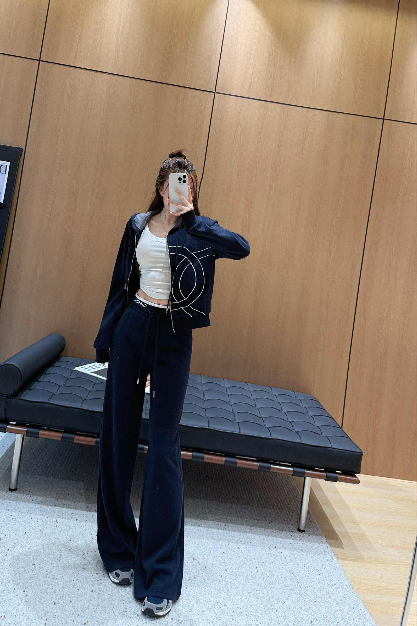 シャネル レディース ファッション スウェットウェア 2点セット ブラック 4色入 - 画像 4