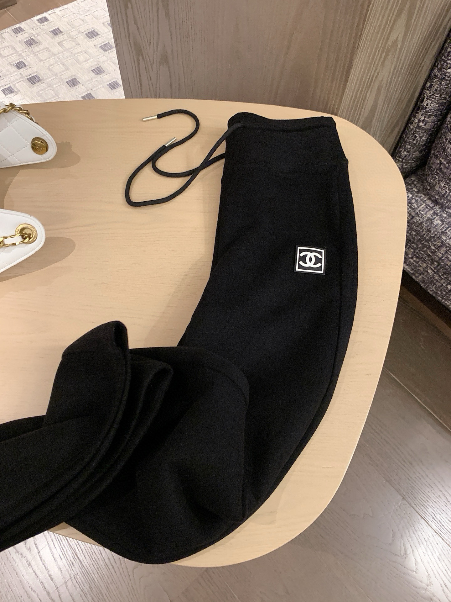 香奈儿 黒 フレアパンツ 2色入 トレーナー風 スリムフィット 舒適 インナーパンツ 春夏 新作 - 画像 8