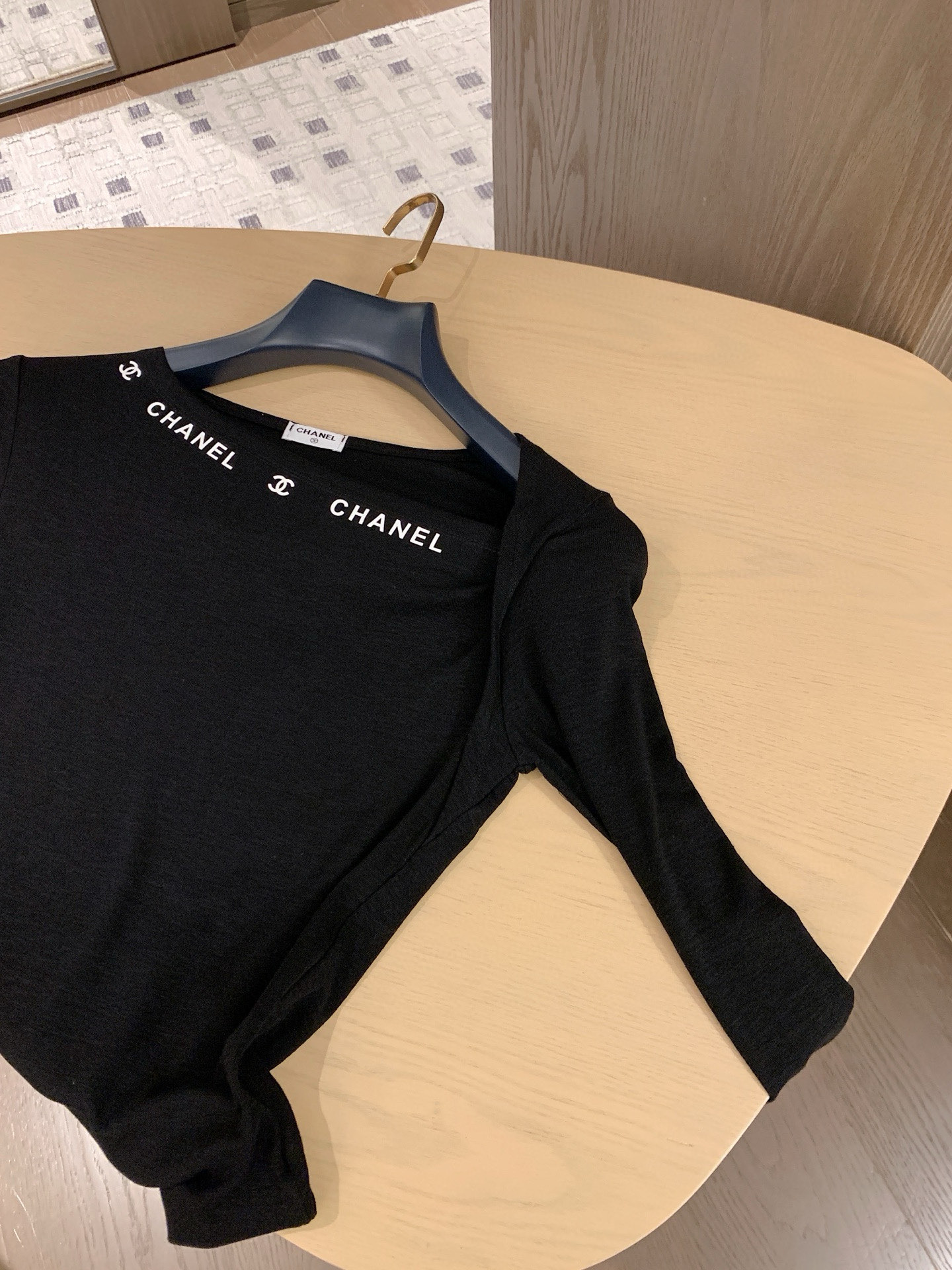 シャネル ロングスリーブTシャツ 黒 1色 - 画像 8