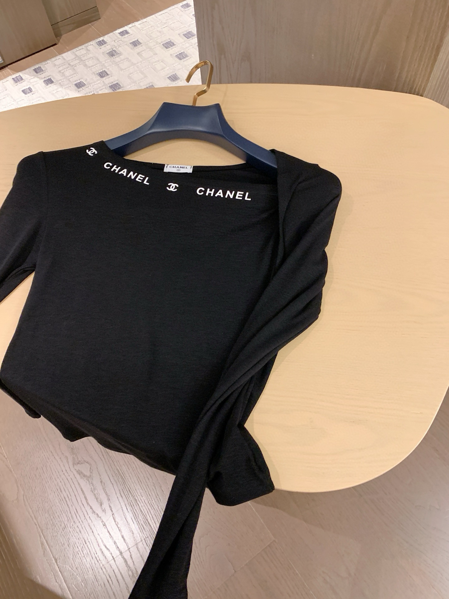 シャネル ロングスリーブTシャツ 黒 1色 - 画像 9