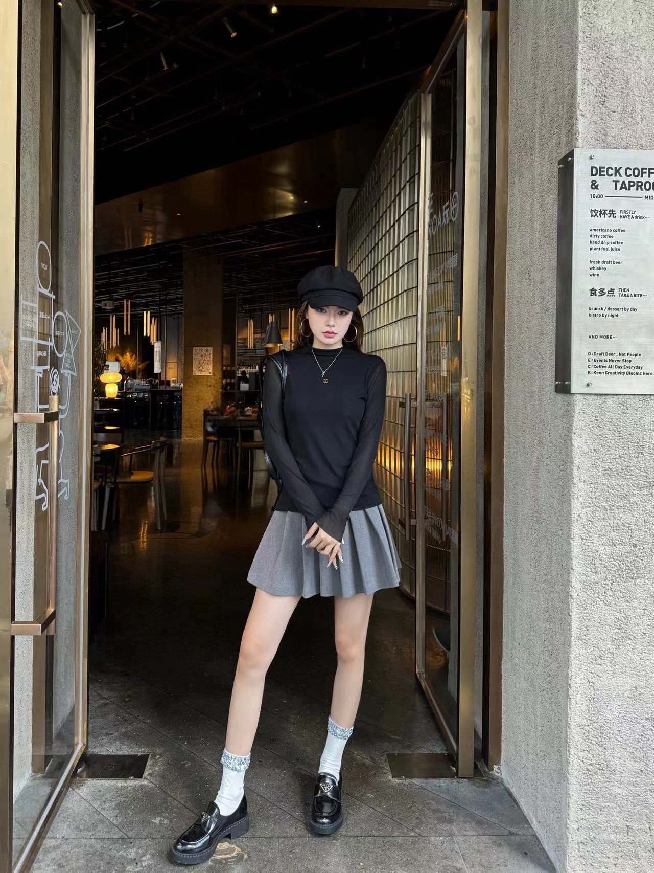 香奈儿 レディース ブラウス ブラック 3色入 おしゃれなニットトップス - 画像 3