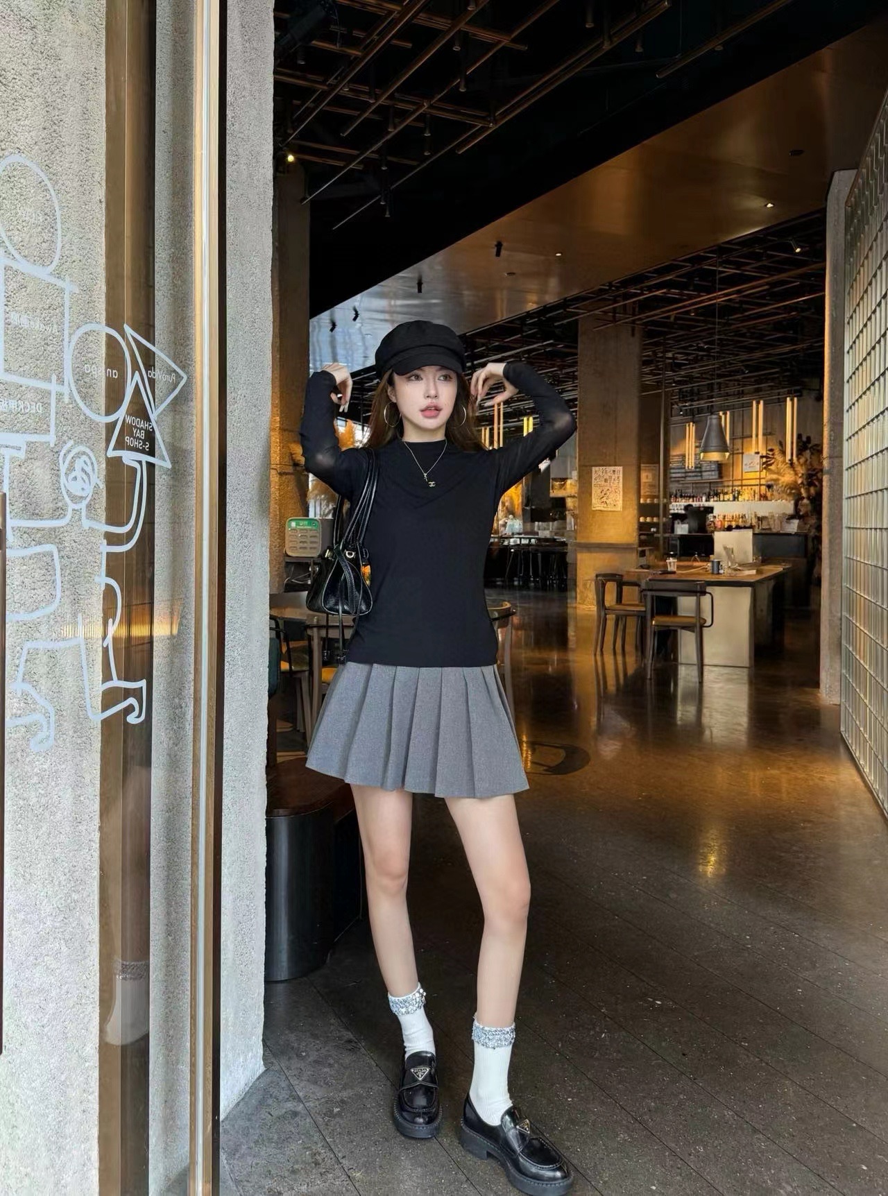 香奈儿 レディース ブラウス ブラック 3色入 おしゃれなニットトップス - 画像 9