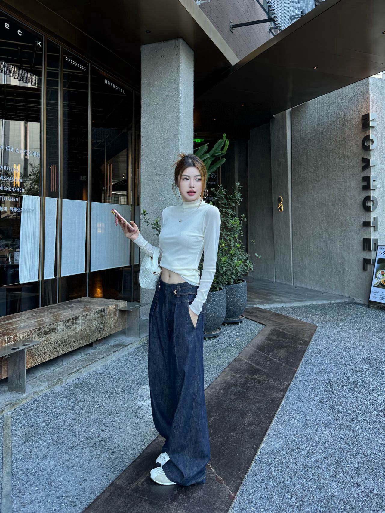 香奈儿 レディース タートルネック ワンピース ホワイト 4色入 - 画像 7