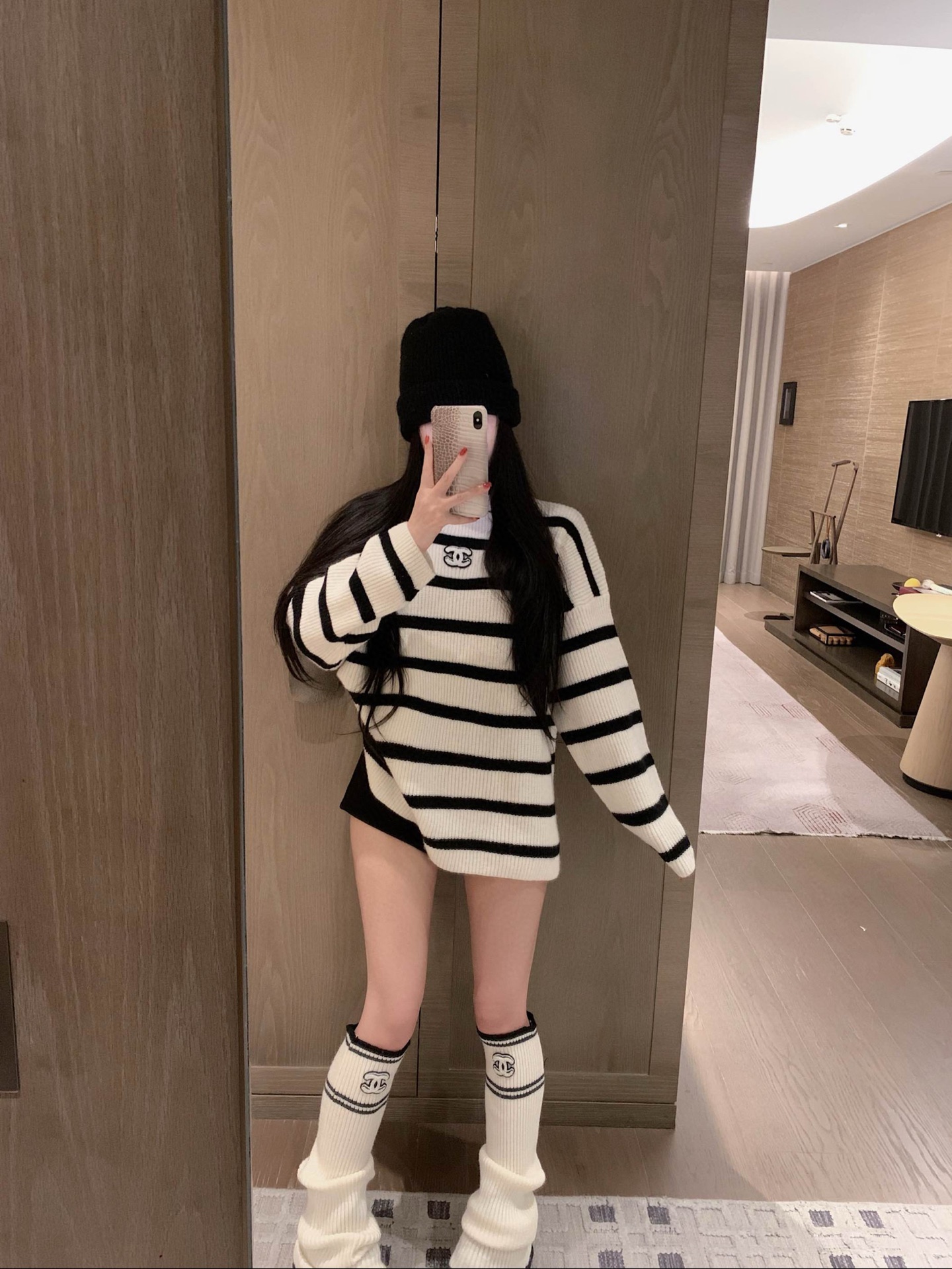 香奈儿 ニットセット 2色 ファッションアイテム 3点セット - 画像 4