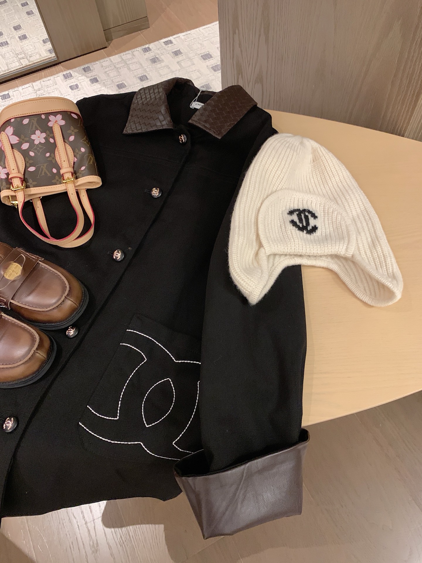 chanel ロゴ刺繍 ロングスリーブTシャツ 100%コットン - 画像 9