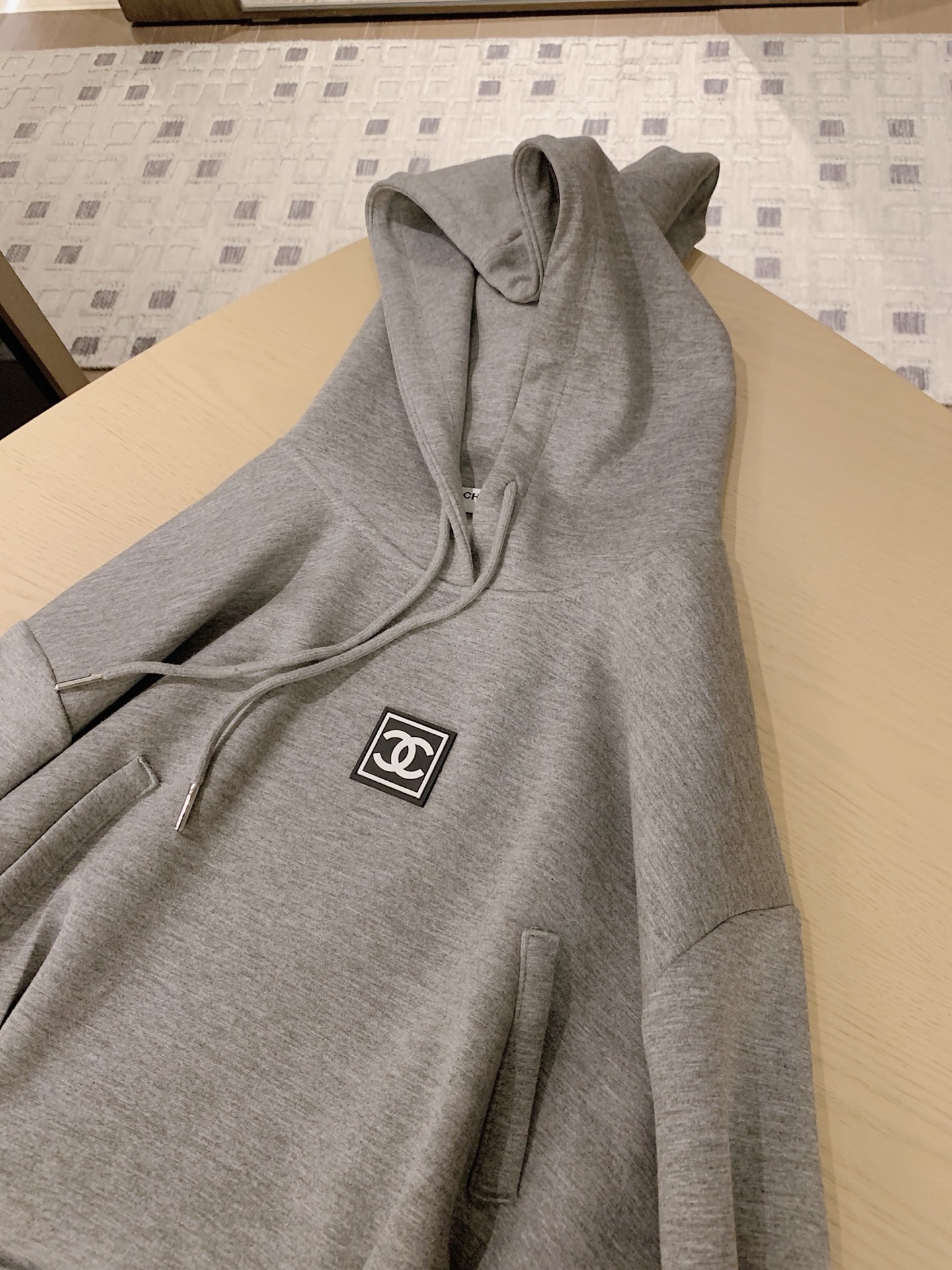 chanel レディース ロングスリーブTシャツ ブルーグレー 綿100% - 画像 6