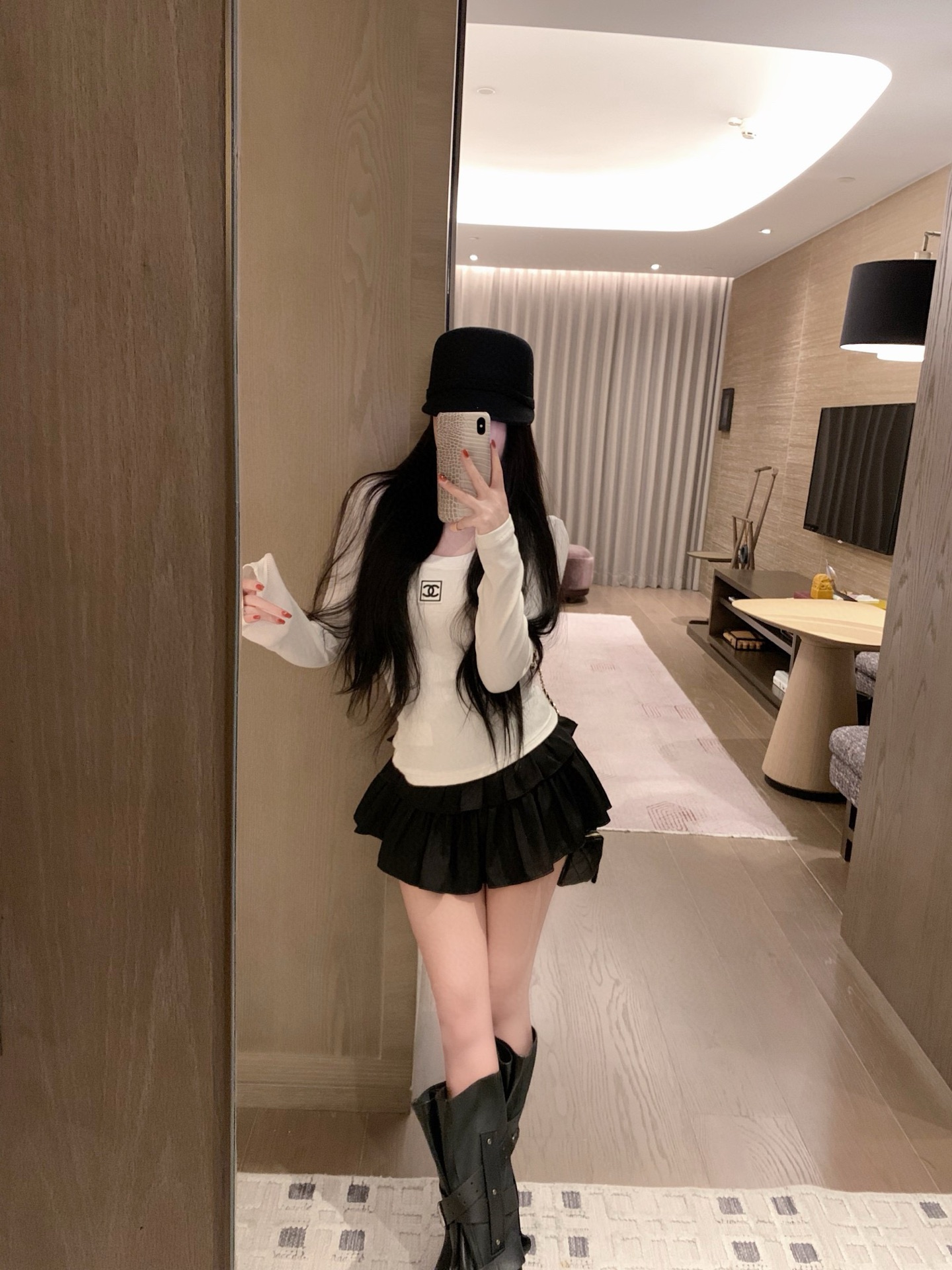 香奈儿 レディース ロングスリーブTシャツ 2色入 毎日着れるシンプルデザイン - 画像 4