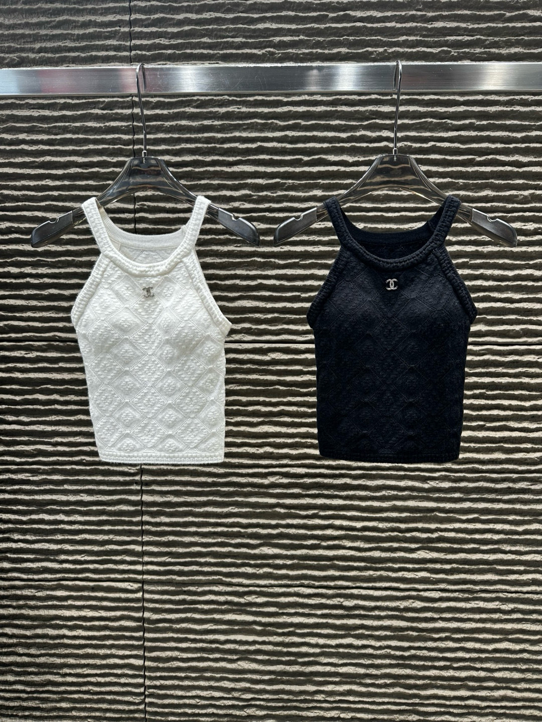 シャネル レディース ニット タンクトップ 2色展開
