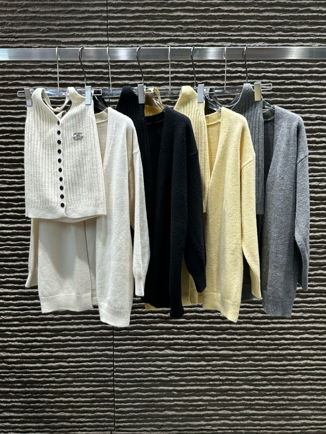 シャネル レディースニット 3色入 トップス カーディガン ワンピース デイリーユース