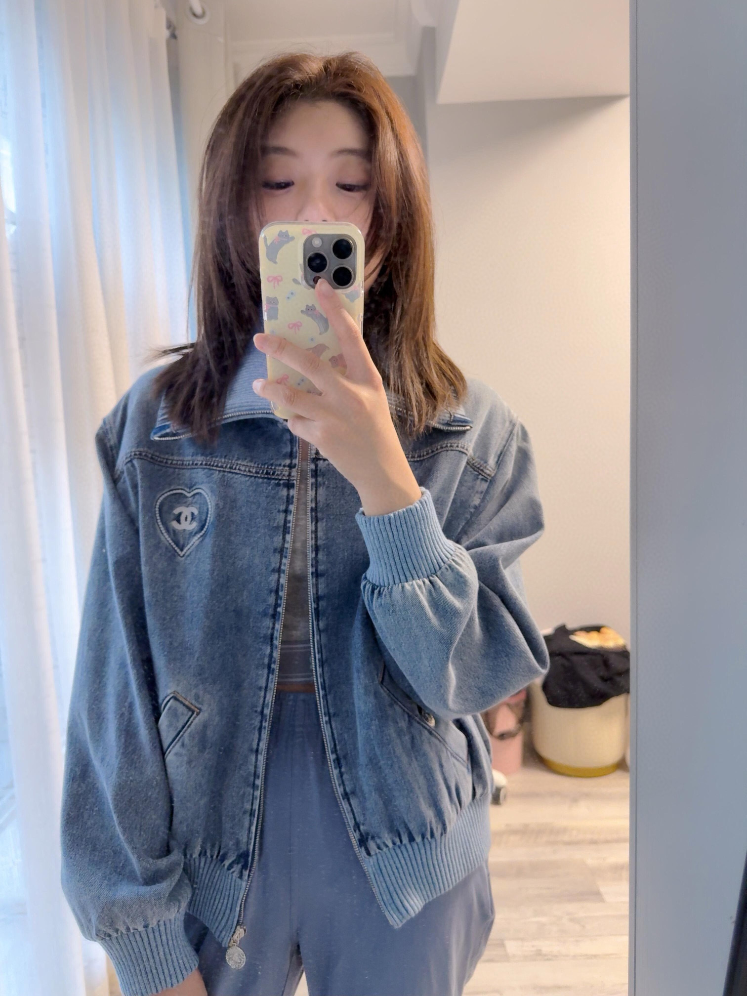 香奈儿 デニムジャケット レディース 2色 ファッション 都会風 - 画像 2