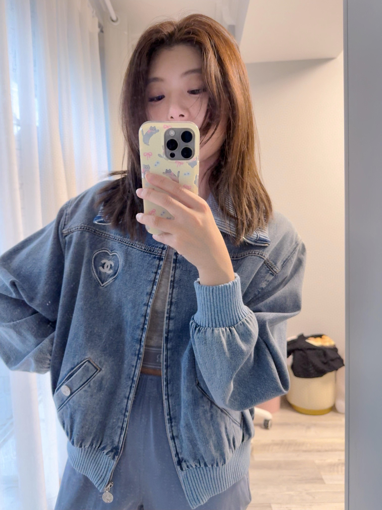 香奈儿 デニムジャケット レディース 2色 ファッション 都会風 - 画像 3