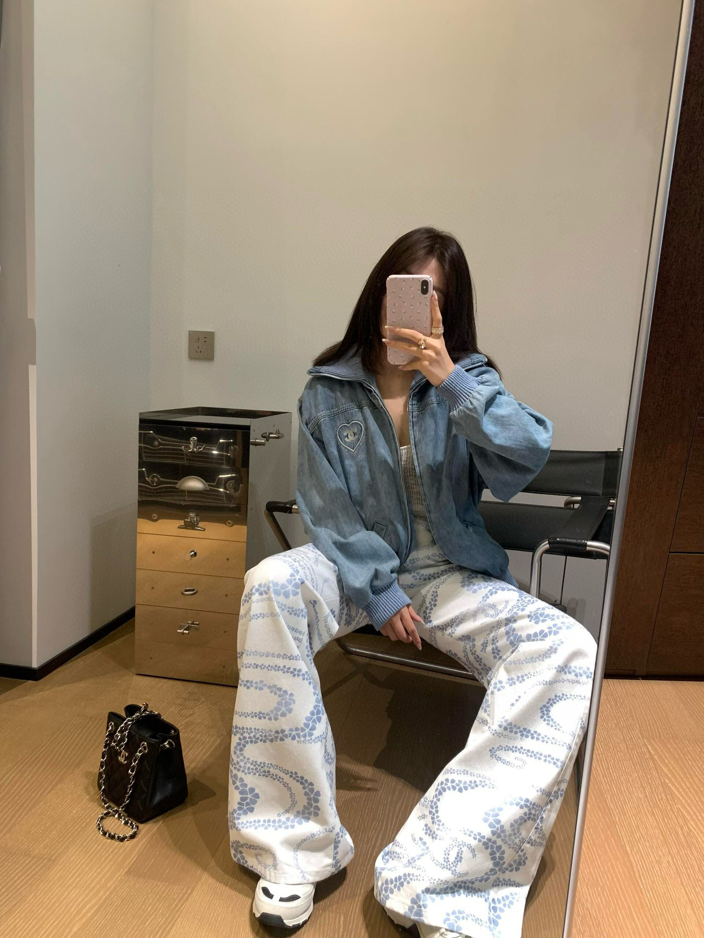 香奈儿 デニムジャケット レディース 2色 ファッション 都会風 - 画像 5