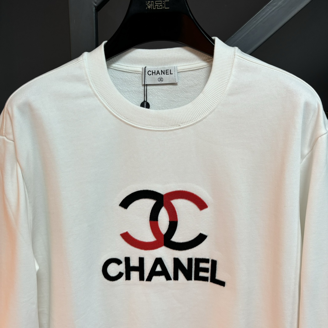 chanel ロゴパーカー 2色入 スウェットシャツ 長袖 半袖 ロゴTシャツ 春夏 秋冬 レディース 男女兼用 - 画像 2