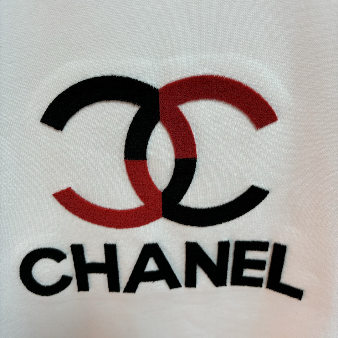 chanel ロゴパーカー 2色入 スウェットシャツ 長袖 半袖 ロゴTシャツ 春夏 秋冬 レディース 男女兼用 - 画像 3
