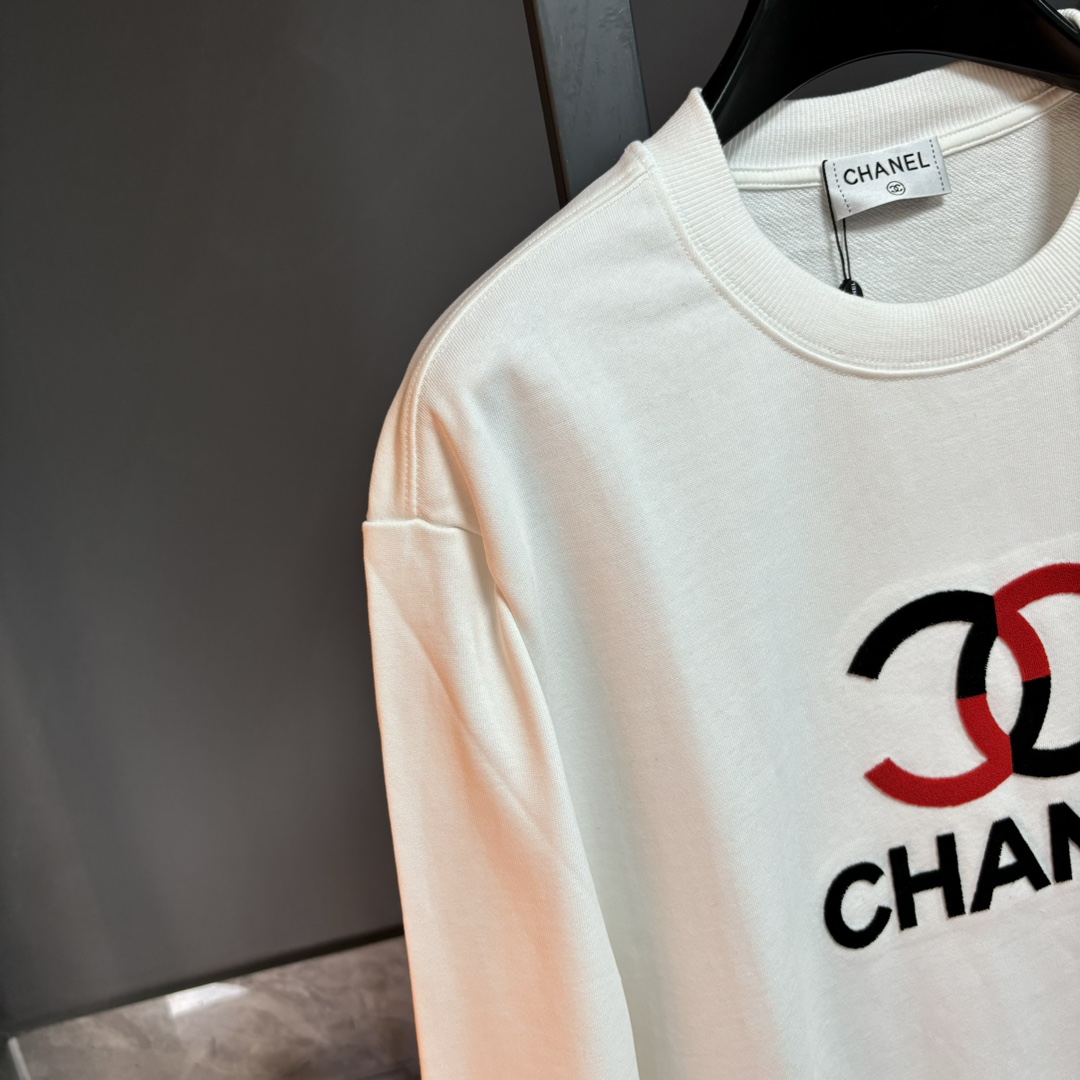 chanel ロゴパーカー 2色入 スウェットシャツ 長袖 半袖 ロゴTシャツ 春夏 秋冬 レディース 男女兼用 - 画像 6