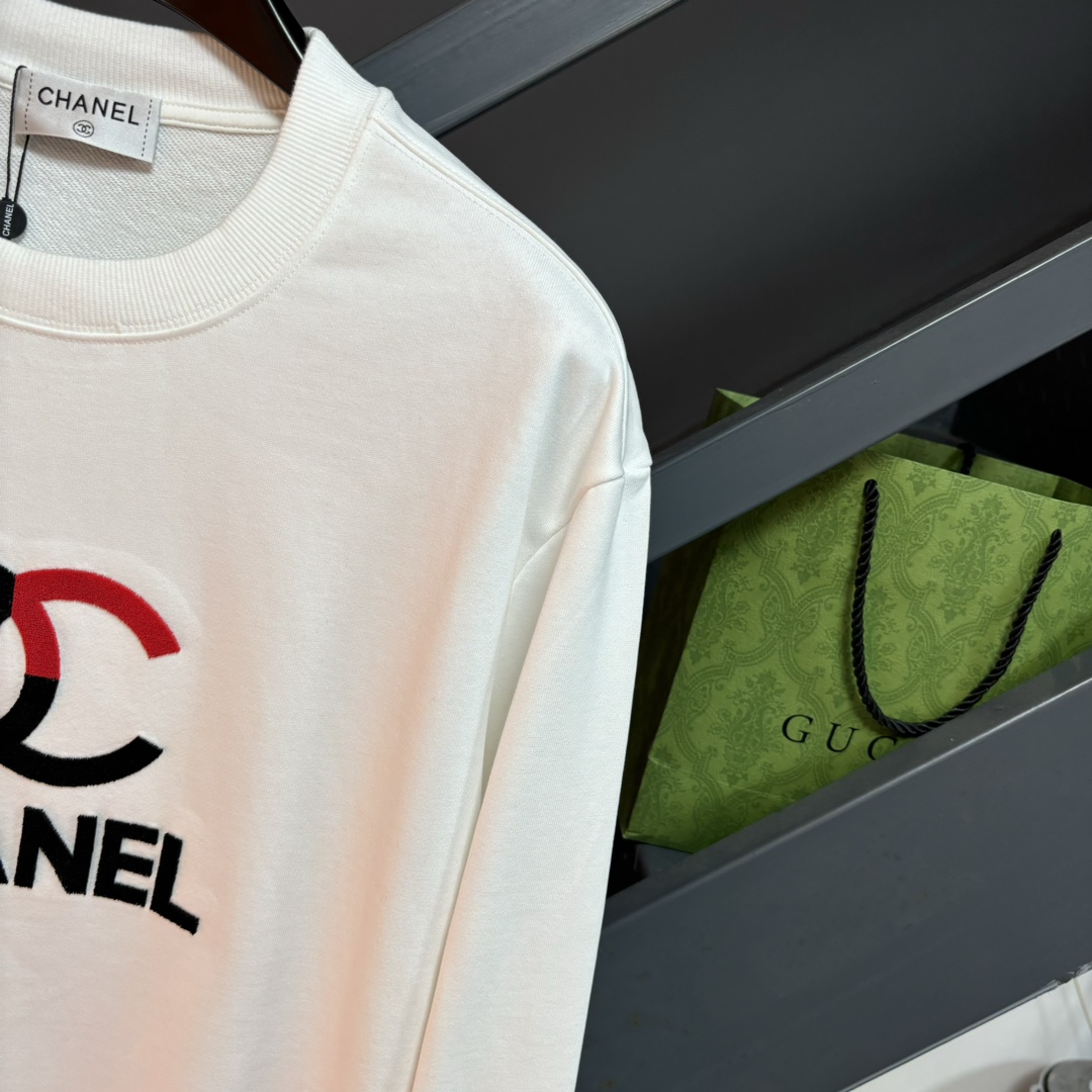chanel ロゴパーカー 2色入 スウェットシャツ 長袖 半袖 ロゴTシャツ 春夏 秋冬 レディース 男女兼用 - 画像 7