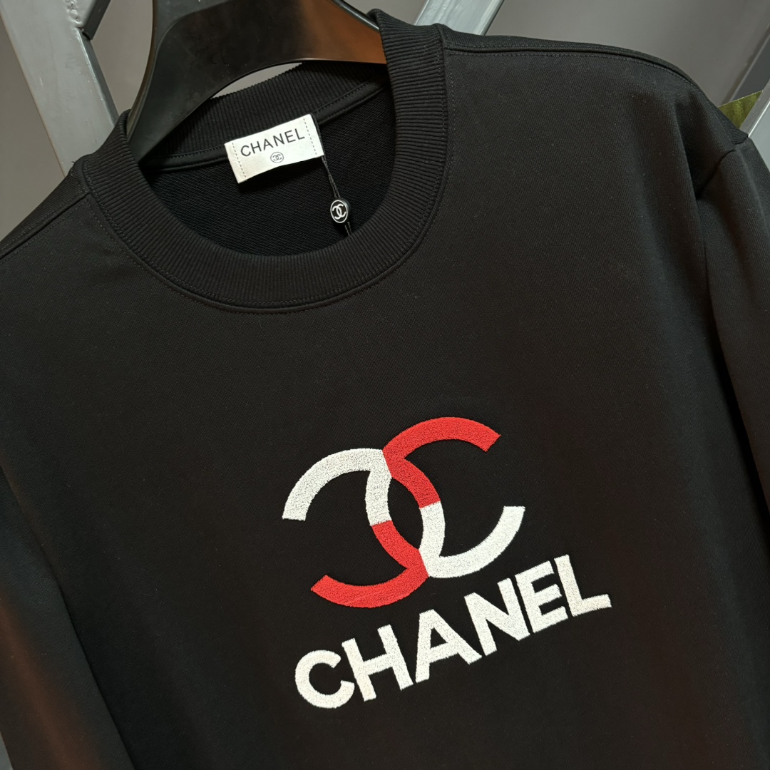 chanel ロゴパーカー 2色入 スウェットシャツ 長袖 半袖 ロゴTシャツ 春夏 秋冬 レディース 男女兼用 - 画像 9