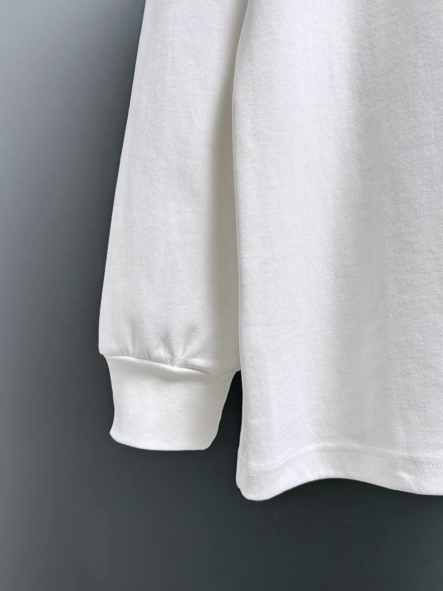 chanel ロゴ刺繍 ロングスリーブTシャツ 100%コットン 白 1色 - 画像 9