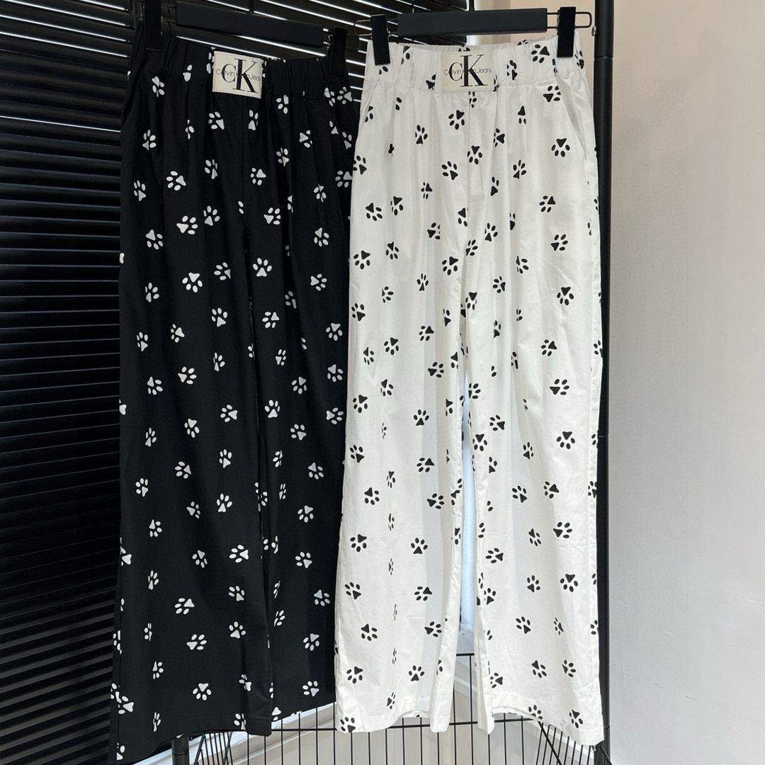 Louis VuittonCalvin Klein パンツ 2色 ペット柄 ファッション リラックスウェア