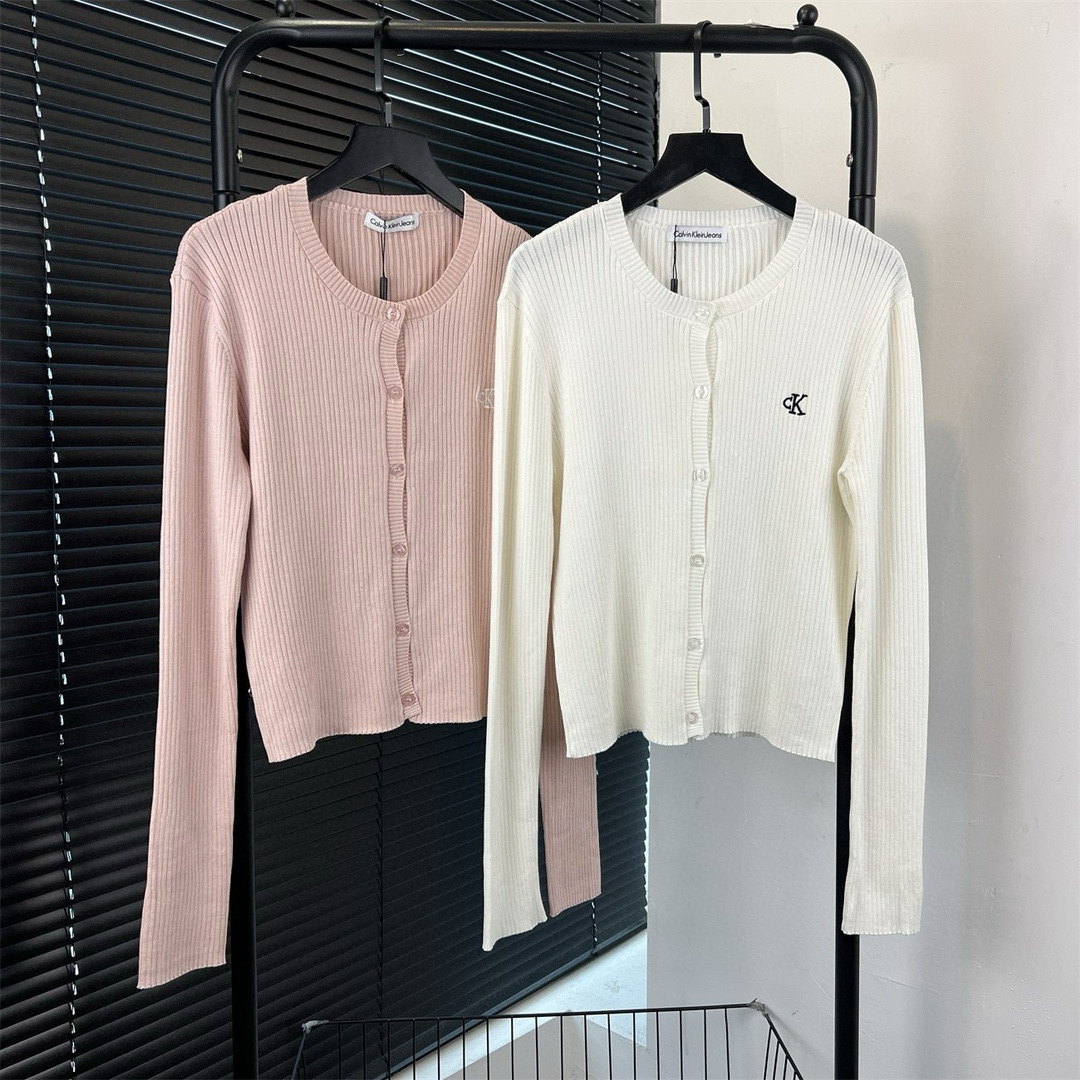 Louis Vuittonカルバンクライン レディースニットカーデ 2色入 おしゃれ 秋冬 新作