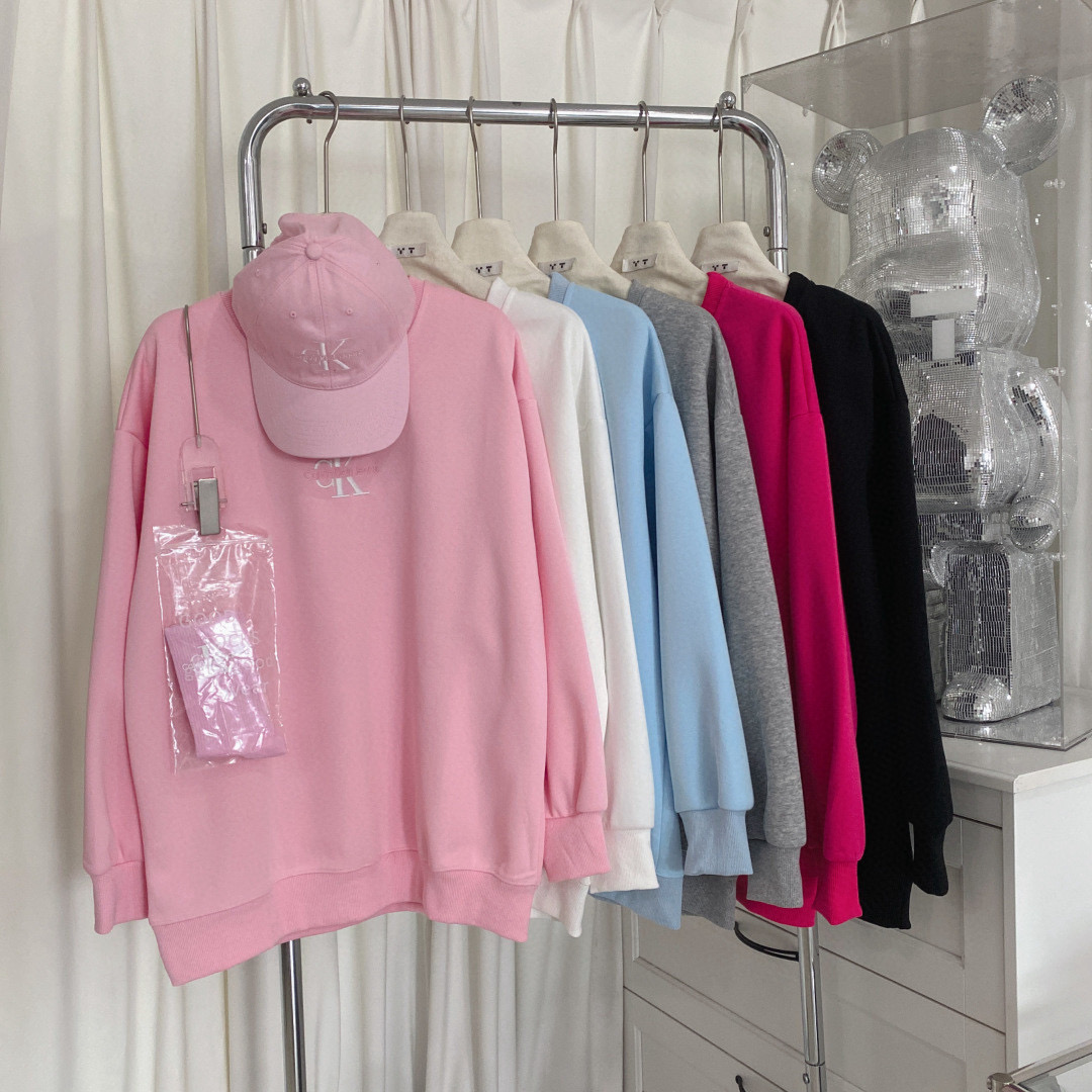 Louis Vuittonカルバンクライン オーバーサイズスウェットシャツ 7色入 9枚セット