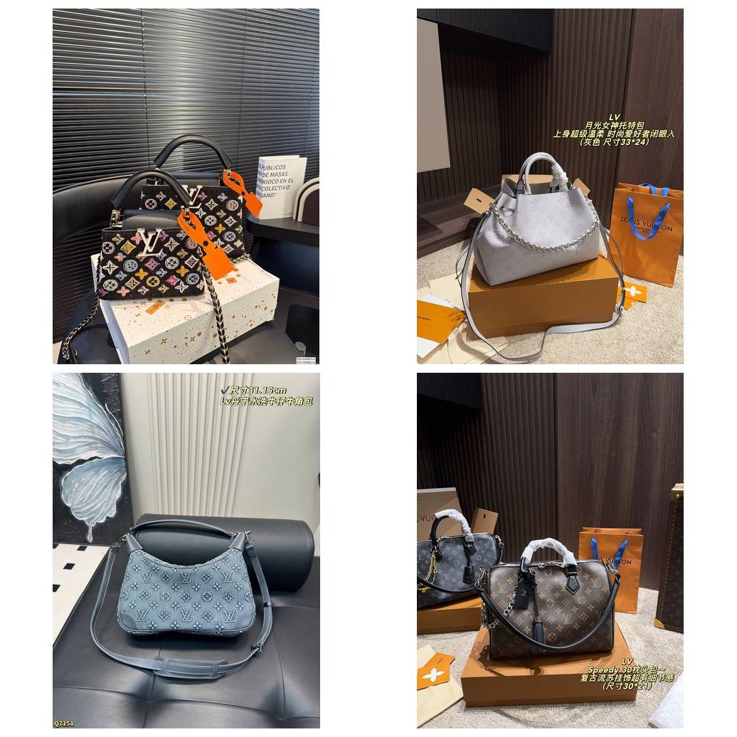 ルイヴィトン モノグラム スピーディ ショルダーバッグ レディース 2WAY 金具 ゴールド ブラウン - 画像 3