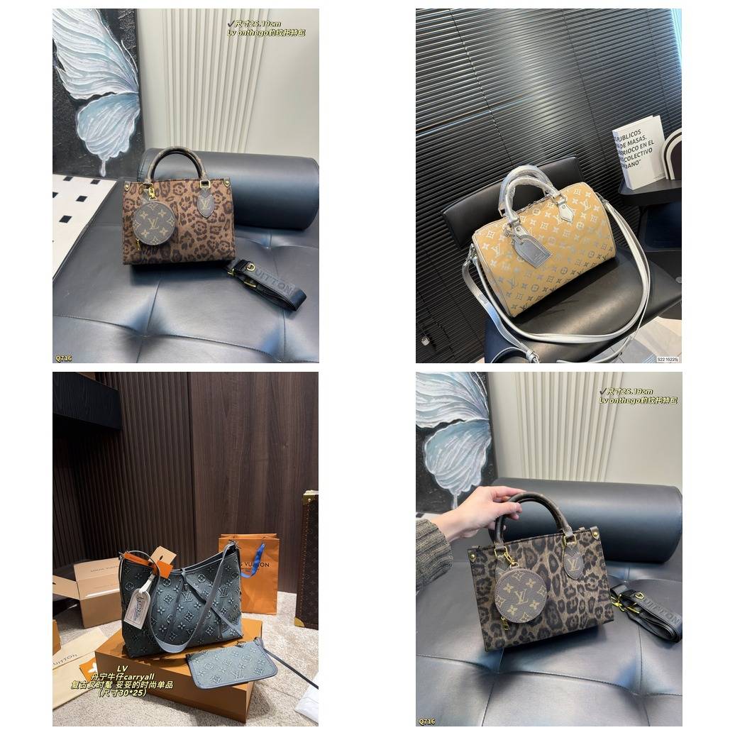 ルイヴィトン モノグラム スピーディ ショルダーバッグ レディース 2WAY 金具 ゴールド ブラウン - 画像 4