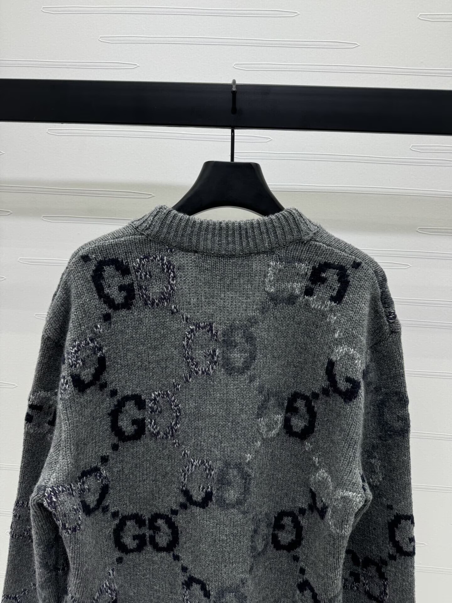 GUCCI ニットカーディガン ブルー・グレー 2色入 - 画像 6