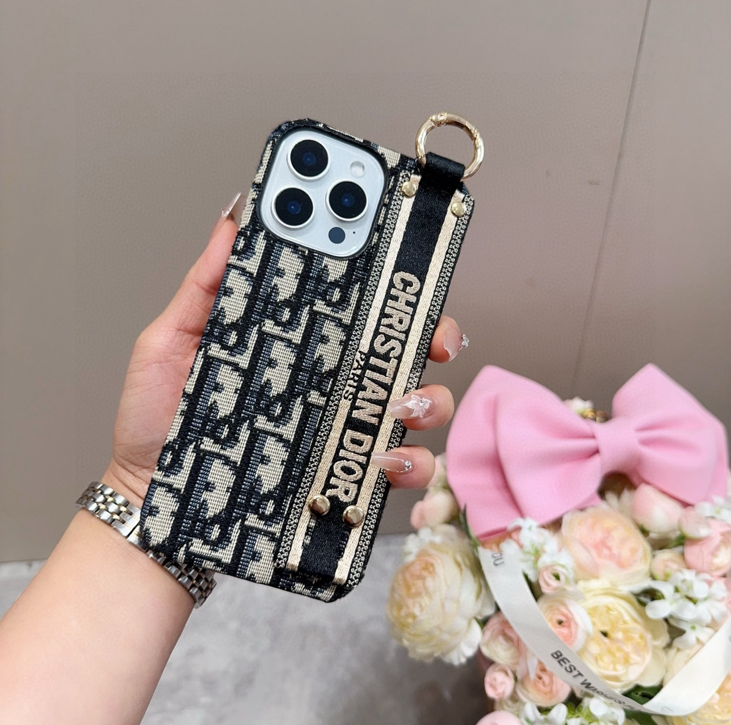 iPhoneケースDior ディオール ブランド ファッションスマホケース 4色入 🌸