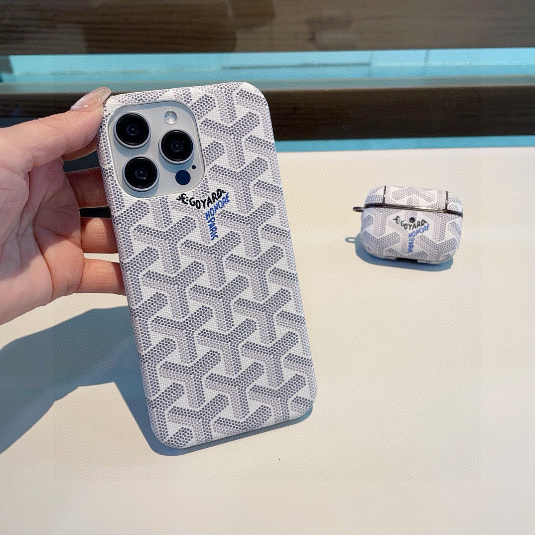 iPhoneケースGoyard ポーチ風 iPhoneケース 2色入 🌸