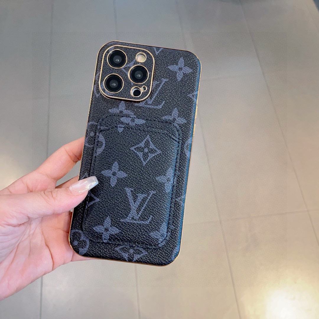 iPhoneケース高級感溢れるルイヴィトン風 モノグラム スマホケース 2色入 📱