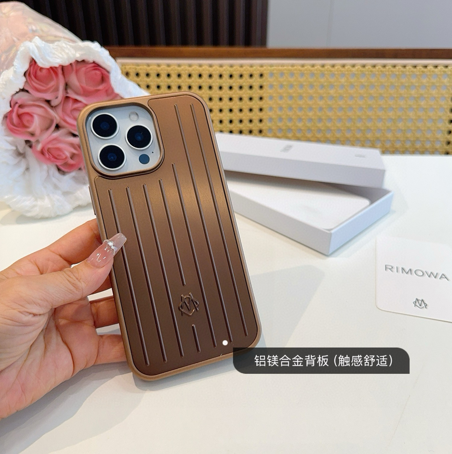 iPhoneケースRIMOWA ミリタリースタイル iPhoneケース 3色入 🌸