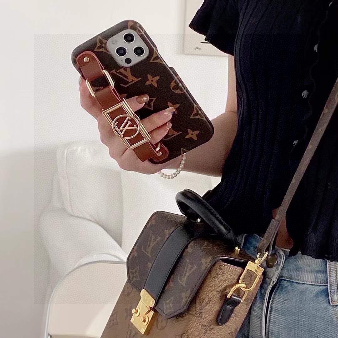 iPhoneケースプラザルイヴィトン風 スマホケース 2色入 📱