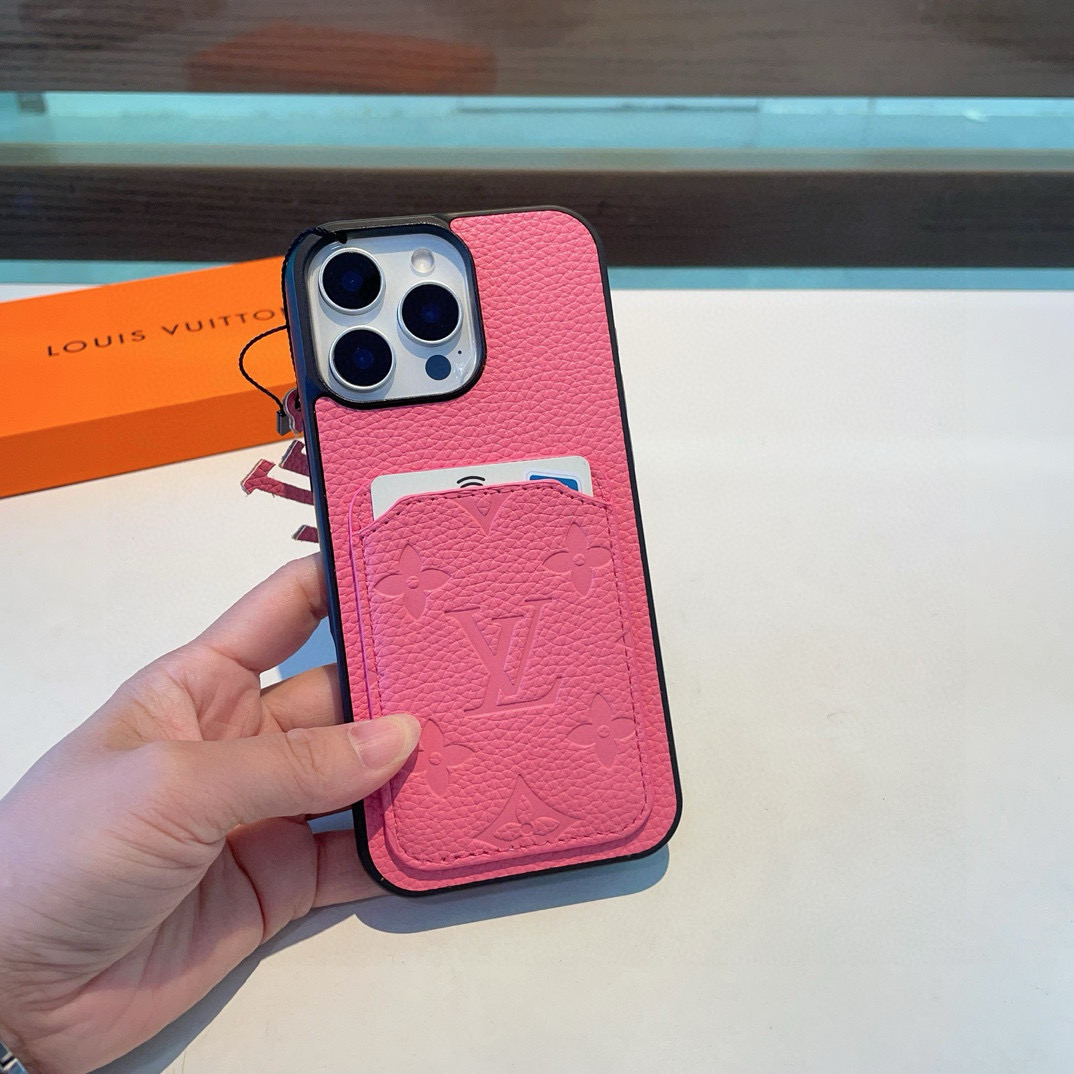 iPhoneケースルイヴィトン iPhoneケース ポーチ付き 2色入 📱